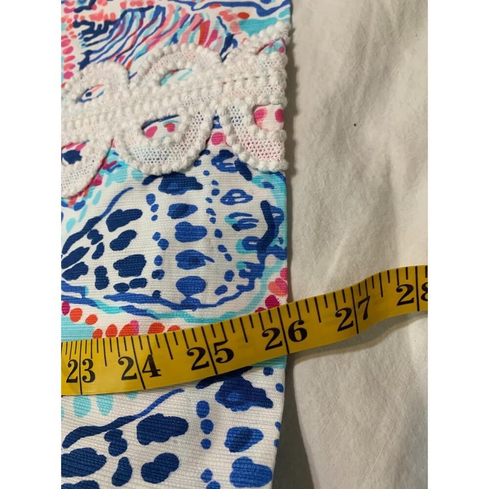 Lily Pulitzer Girls Dress Size 12 Shell me about it Zip Back Beachy Coastal - Picture 4 of 7